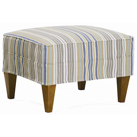 Ellery Slipcovered Ottoman